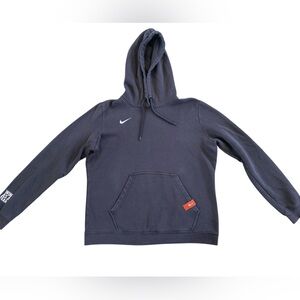 Nike Mens XL Black Pullover Hoodie Sweatshirt Win As A Team Preowned